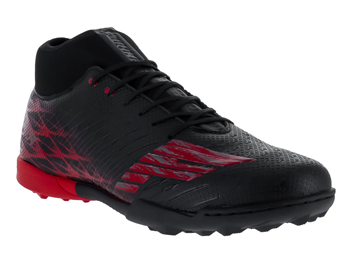 Tenis de Fútbol Furia Negro con Rojo para Hombre