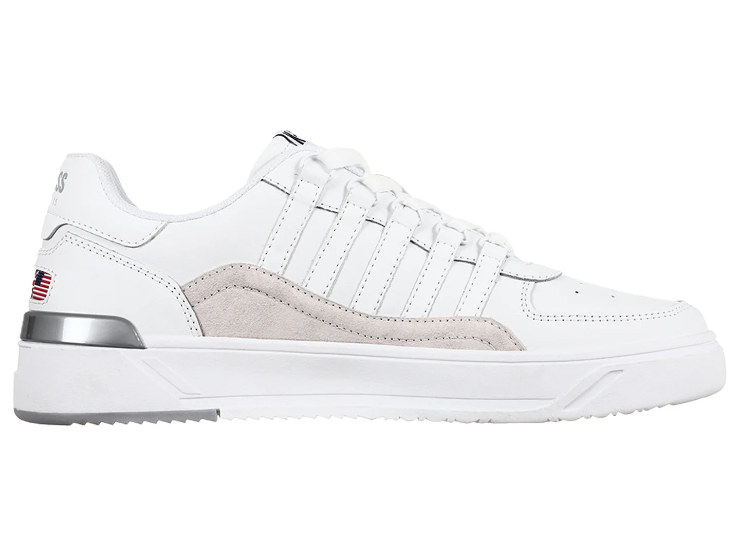 K SWISS Tenis Blanco y Gris para Hombre
