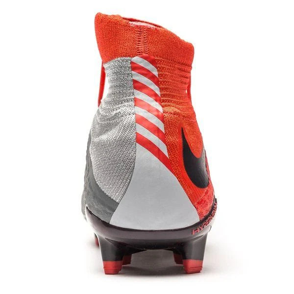 Nike Womens Hypervenom Phatal III Dynamic Fit FG Firm Ground Football Boot Grey Purple Orange