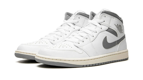 Air Jordan 1 Mid White Stealth Grey