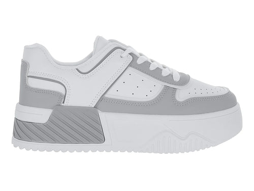 Tenis ATOK Plataforma Gris para Mujer
