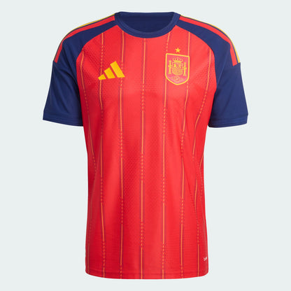 adidas Spain Home Authentic Mens Soccer Jersey 26 Red