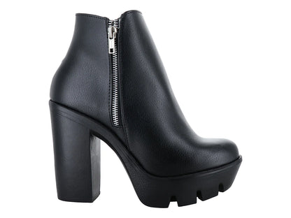 Botines Diana Denisse Negros para Mujer