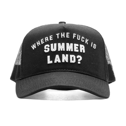 WTFS Trucker Hat Black