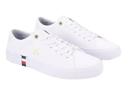 Tenis Tommy Hilfiger IM Vulc RWB Gold II Blanco para Hombre