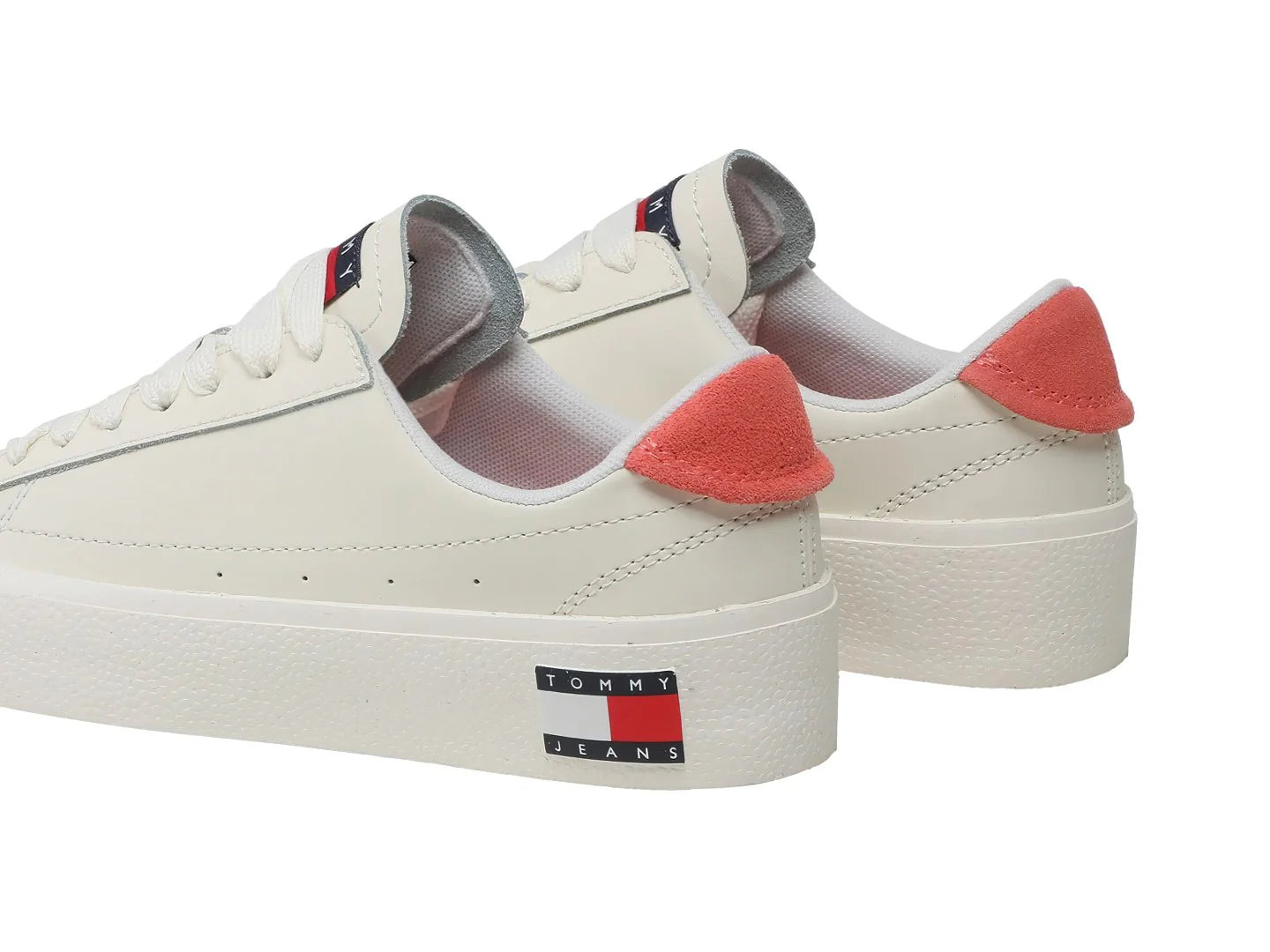 Tenis Tommy Hilfiger Blancos de Plataforma para Mujer