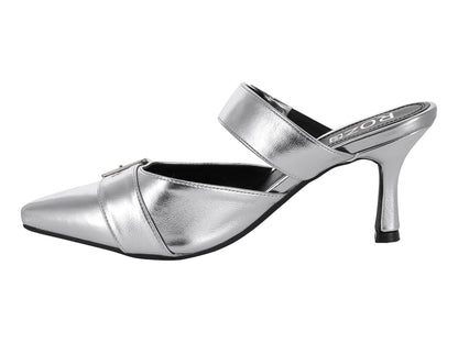 Sandalias Mule ROZE Plata para Mujer