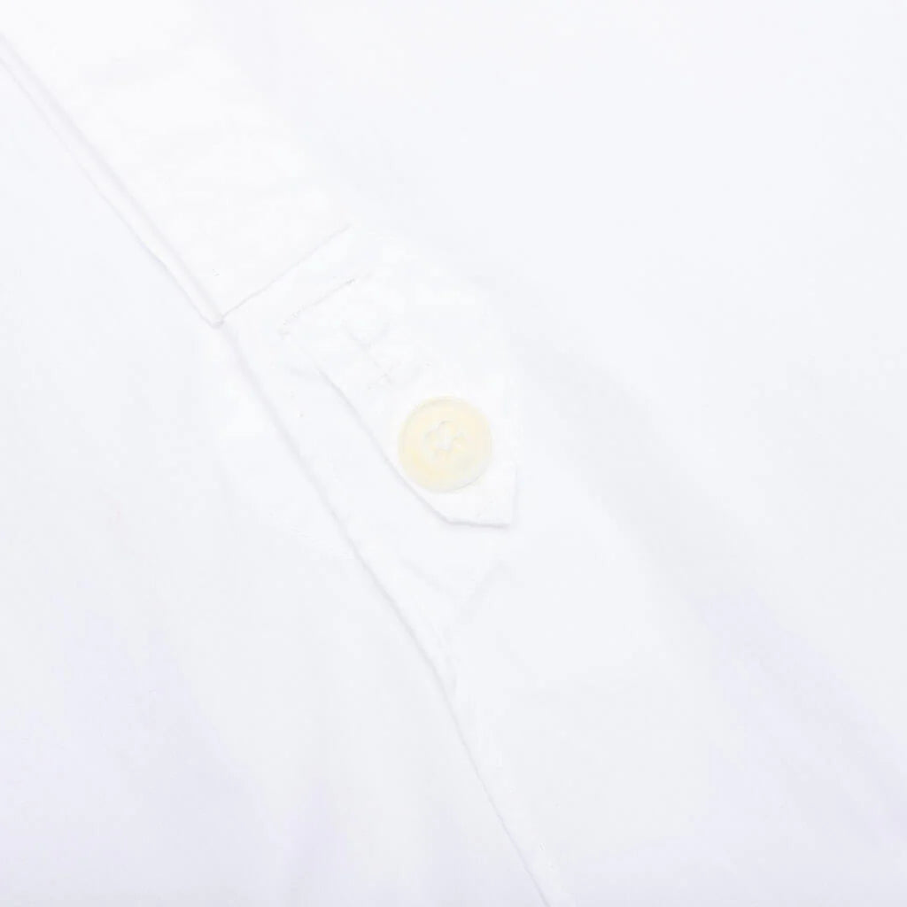 Double Round Collar Shirt Off White