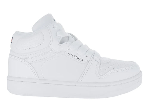 Tenis Tommy Hilfiger Cade Court Mid Blancos para Niño