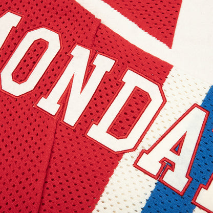 Knit Mesh Jersey Red