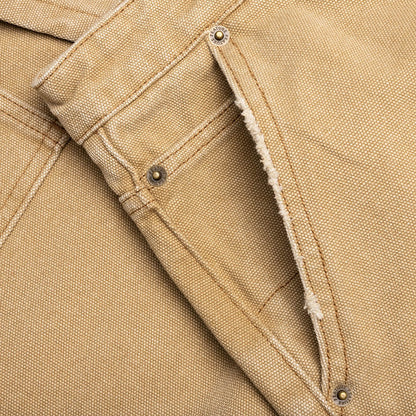 Ryan Double Knee Shorts Washed Brown