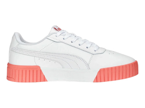 Tenis PUMA Carina 20 Blanco y Rosa para Mujer
