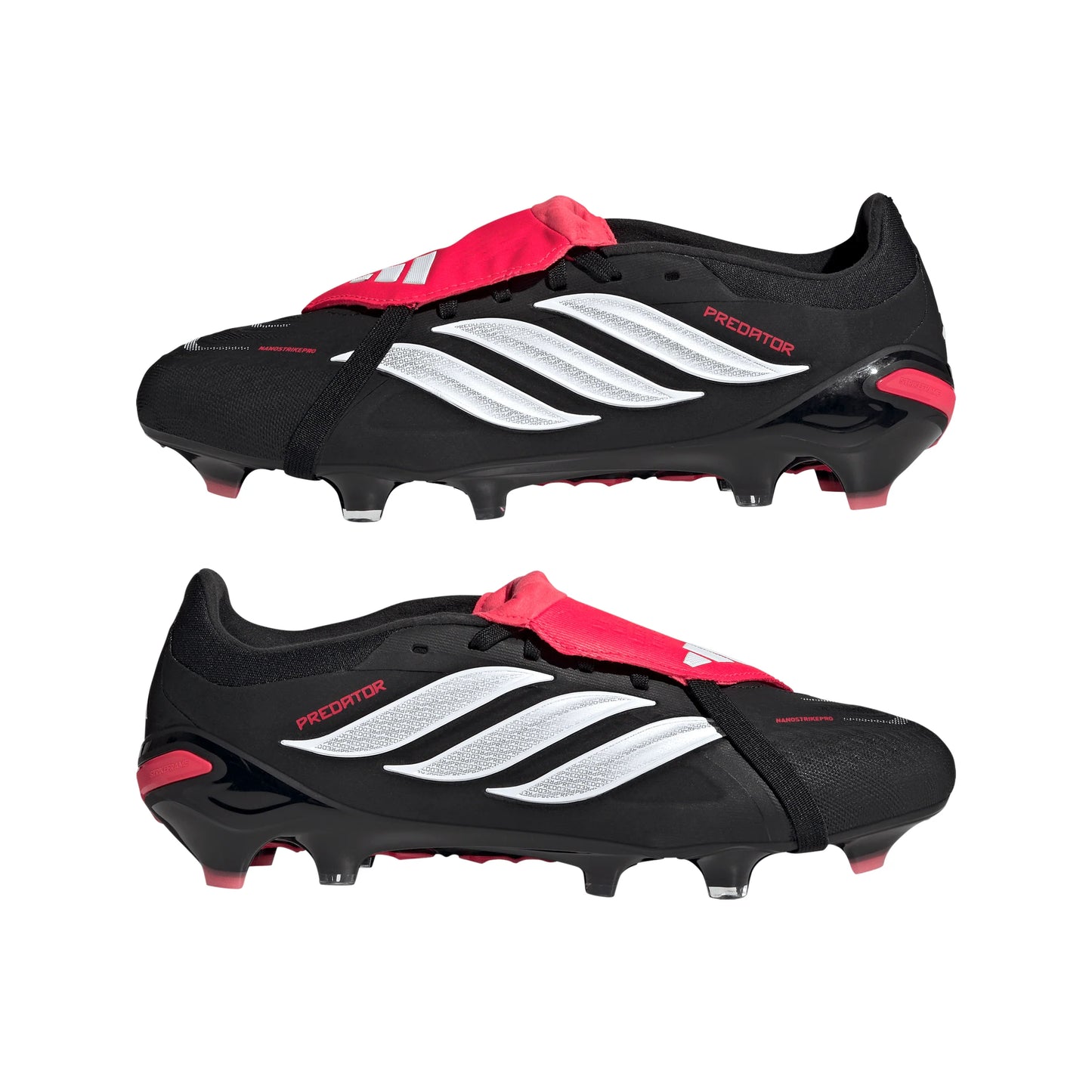 adidas Predator Pro Fold Over Tongue FG Firm Groun Mens Soccer Cleats Black White