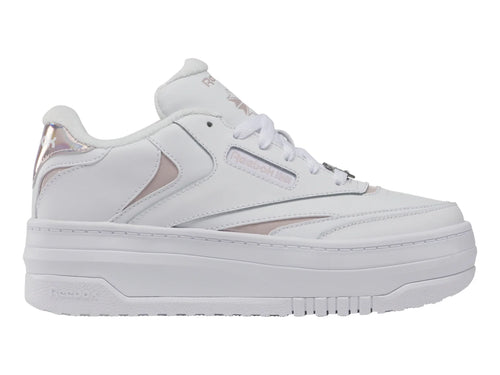 Tenis Reebok Club C Extra Blanco y Lila para Niña