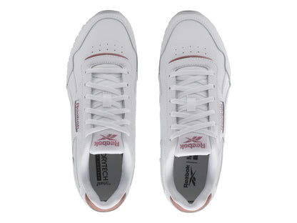 Tenis Reebok Royal Glide Blanco y Oro Rosa para Niño