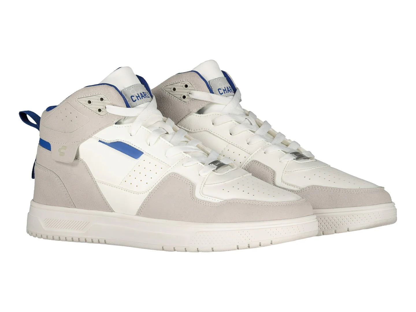 Tenis Charly Bota Blanco y Azul para Hombre