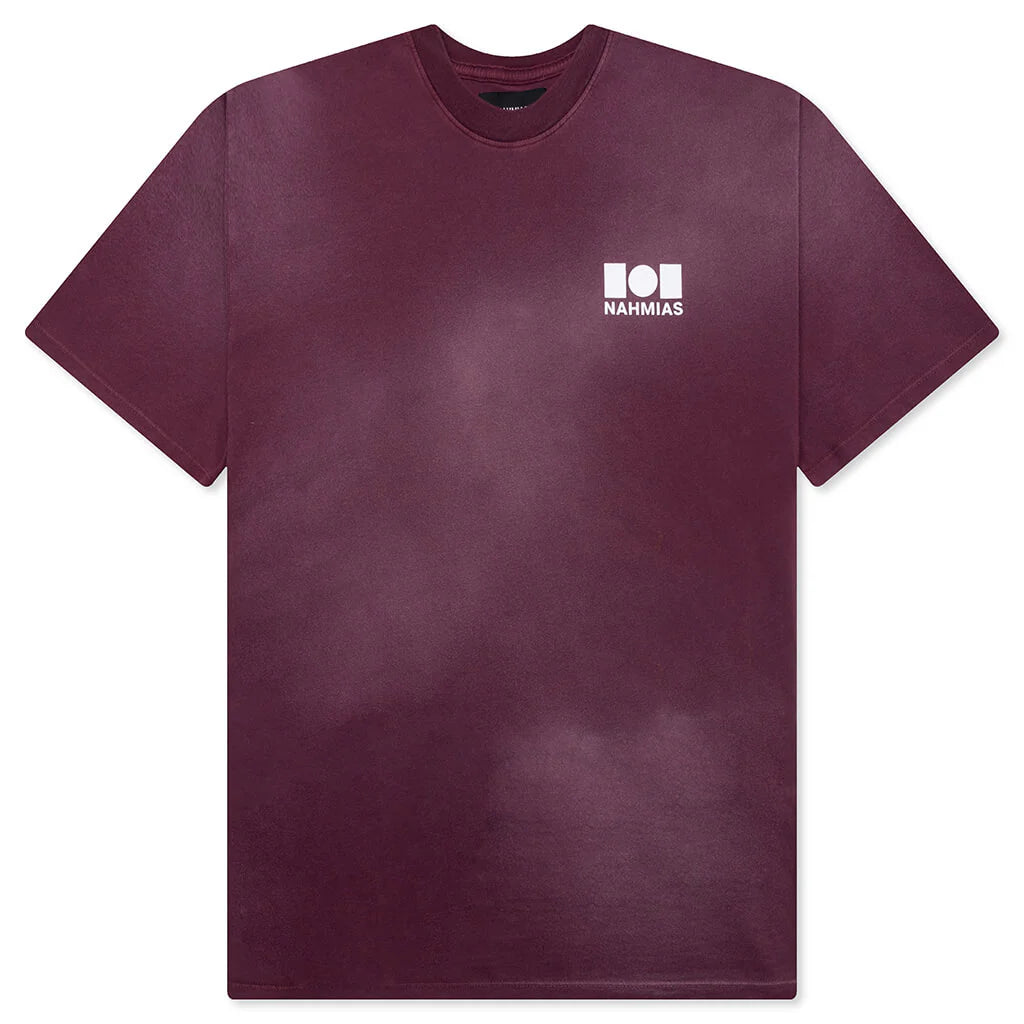 Logo T shirt Sunfade Plum