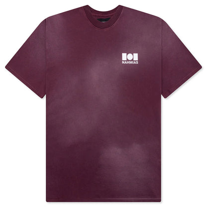 Logo T shirt Sunfade Plum