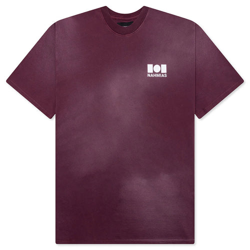 Logo T shirt Sunfade Plum