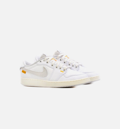 Union LA x AJKO 1 Low White Mens Lifestyle Shoe White Grey Limit One Per Customer