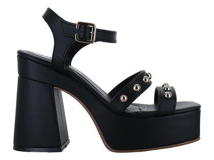Sandalias Luna Rosa Negro para Mujer