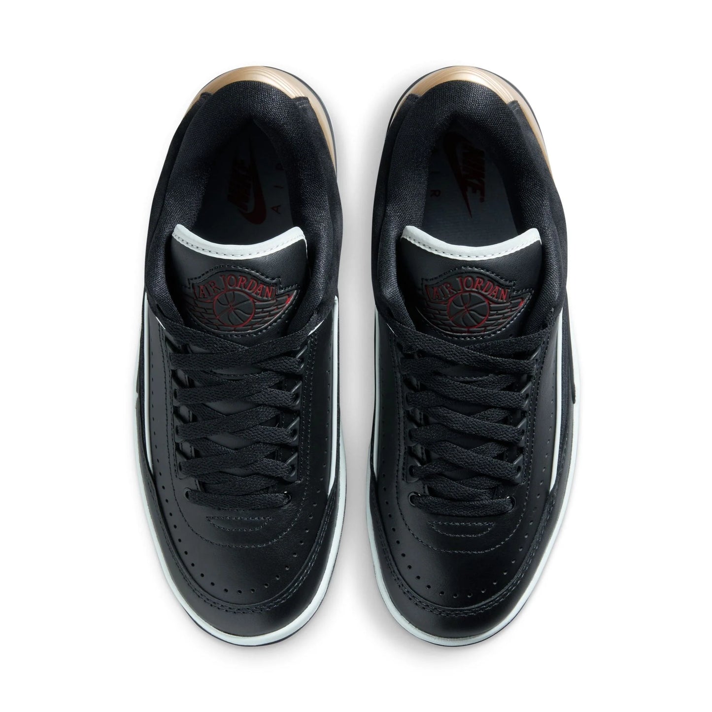 Women's  2 Retro Low - "Black/Varsity Red"