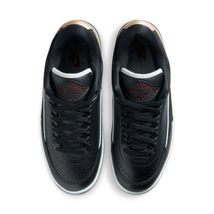 Women's  2 Retro Low - "Black/Varsity Red"