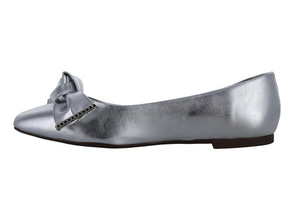 Zapatos Planos Salamandra Color Plata para Mujer