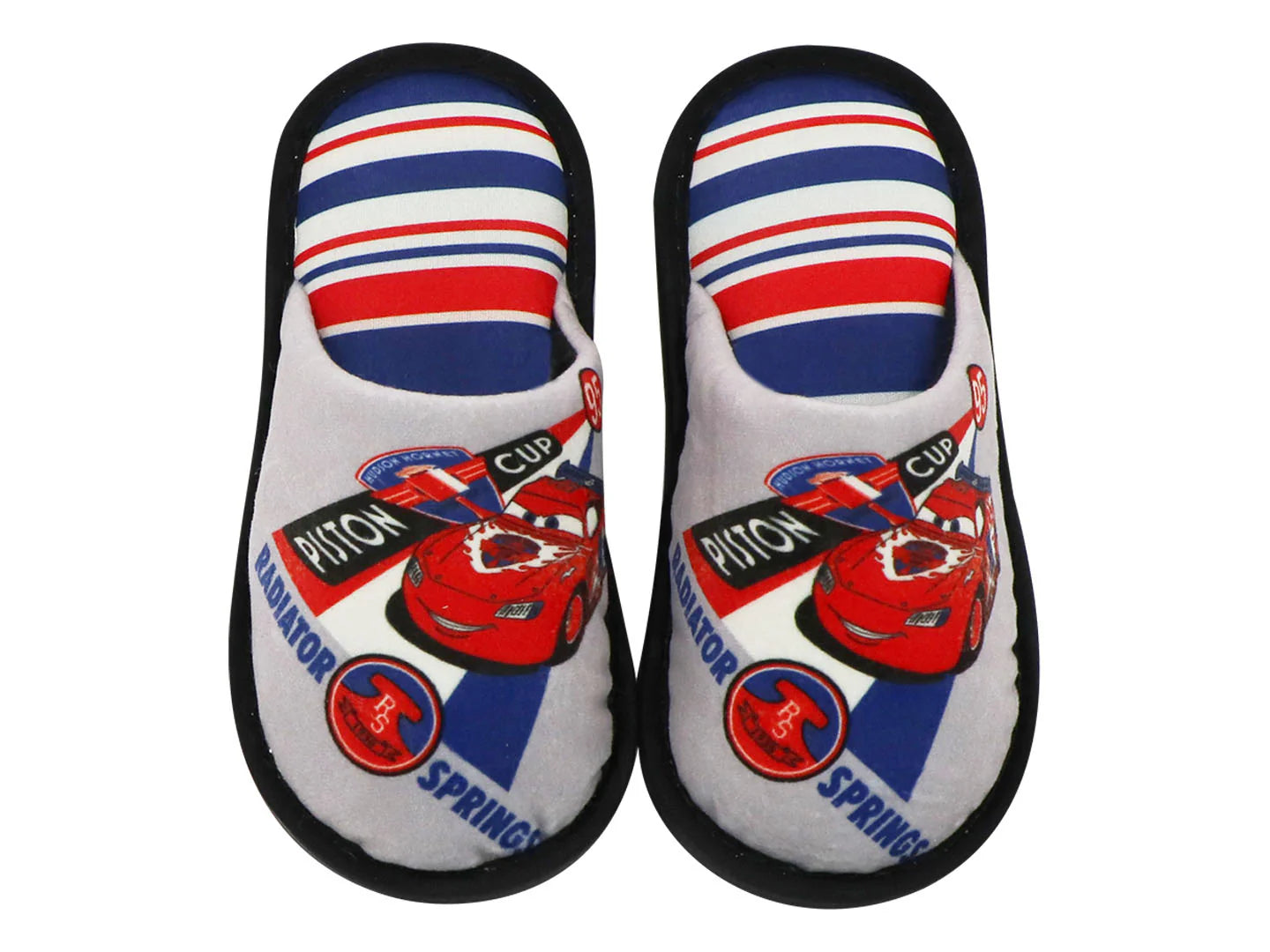 Pantuflas ARRA Cars Gris y Rojo para Niño