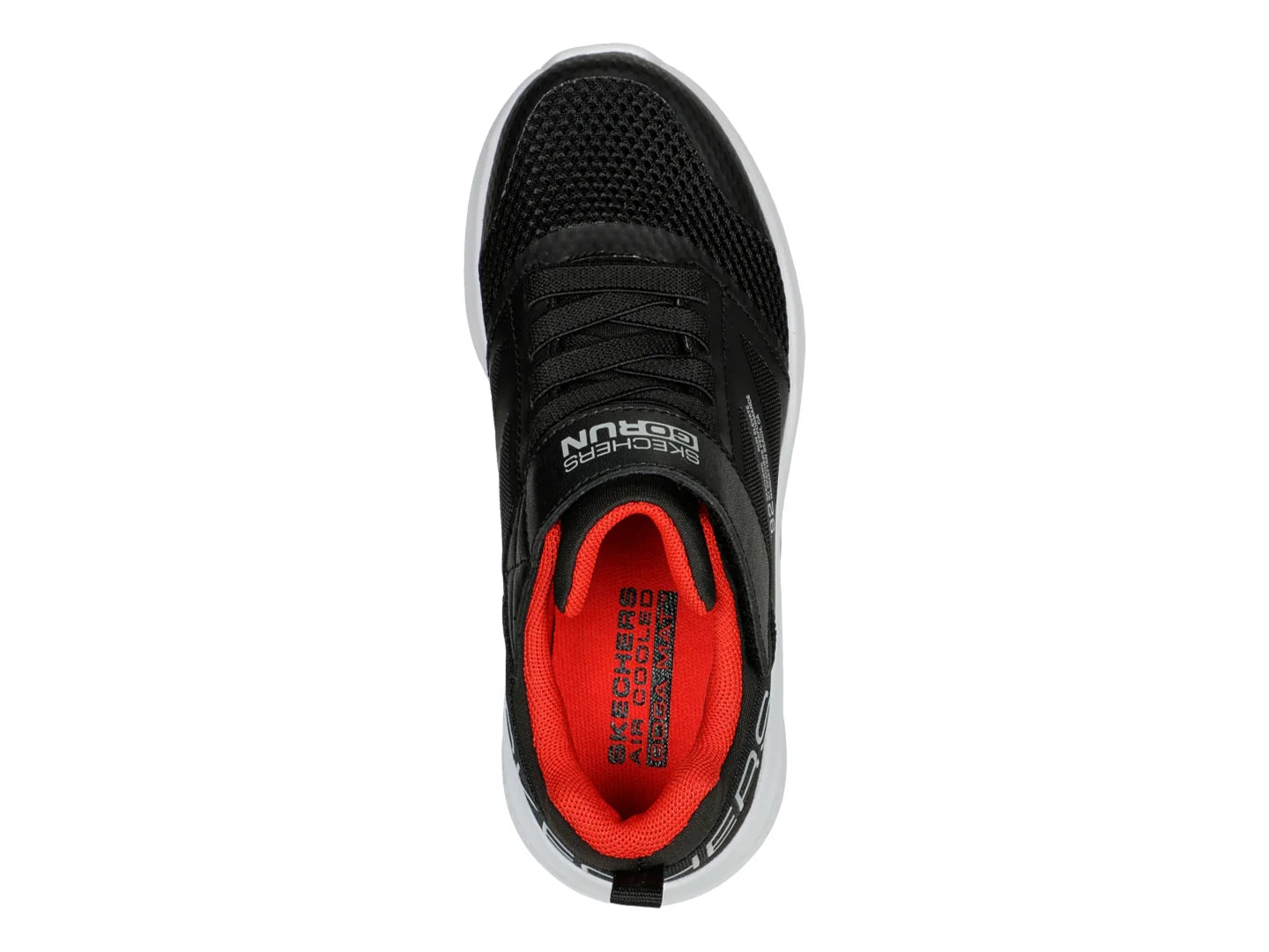 Tenis Skechers Go Run Elevate Negro con Rojo para Niño