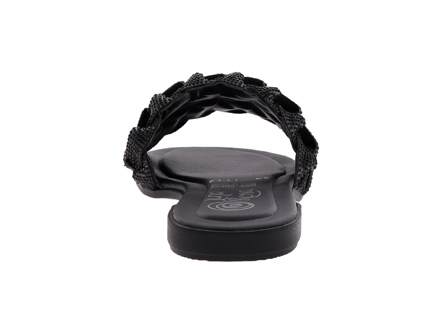 Sandalias Luna Rosa Casuales Negras para Mujer