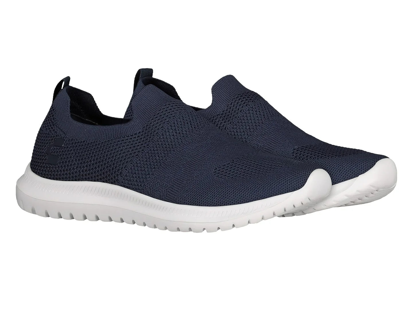 Tenis Charly Slip on Azul Marino y Blanco para Hombre