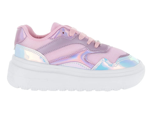 Tenis New Boys Tornasol Rosa para Niña