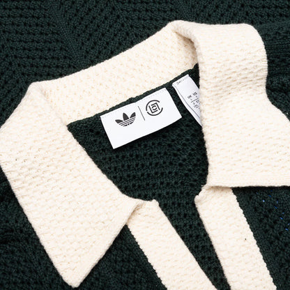 Adidas Originals x CLOT Knit Polo by Edison Chen Green Night