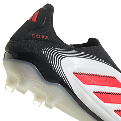 adidas Copa Pure 3 Elite Laceless FG Mens Soccer Cleats White Red Black
