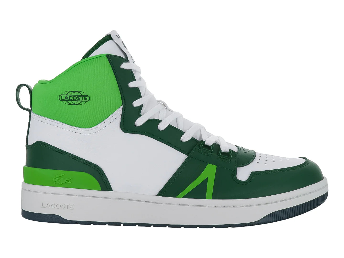 Tenis Lacoste L001 Mid Blanco y Verde para Hombre