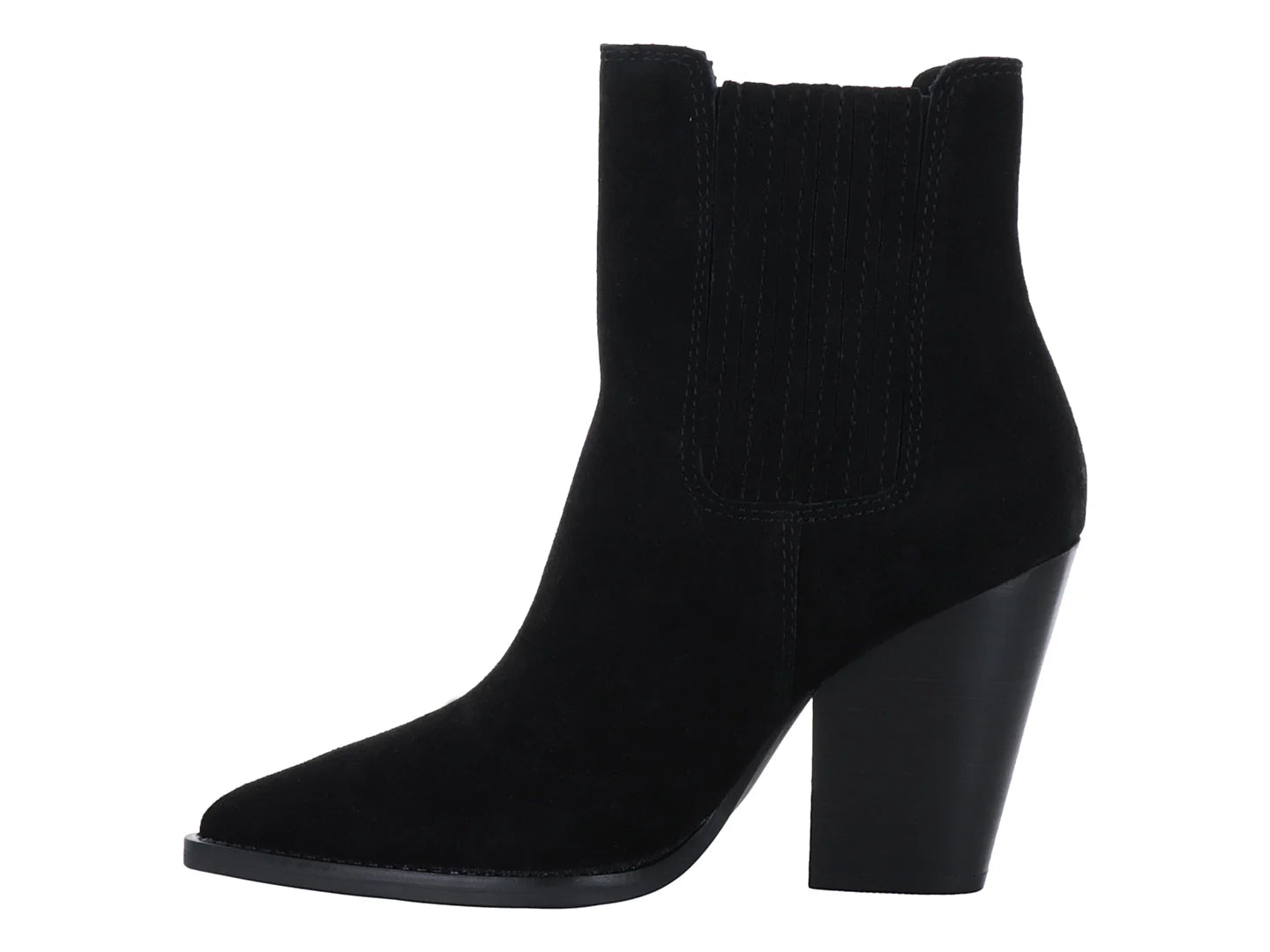 Botines Vaqueros Steve Madden Negro Gamuza para Mujer