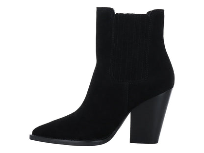 Botines Vaqueros Steve Madden Negro Gamuza para Mujer
