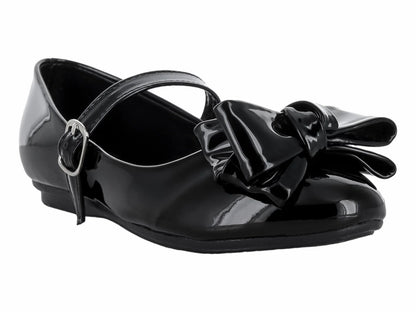 Zapatos Genesis de Charol Negro para Niña