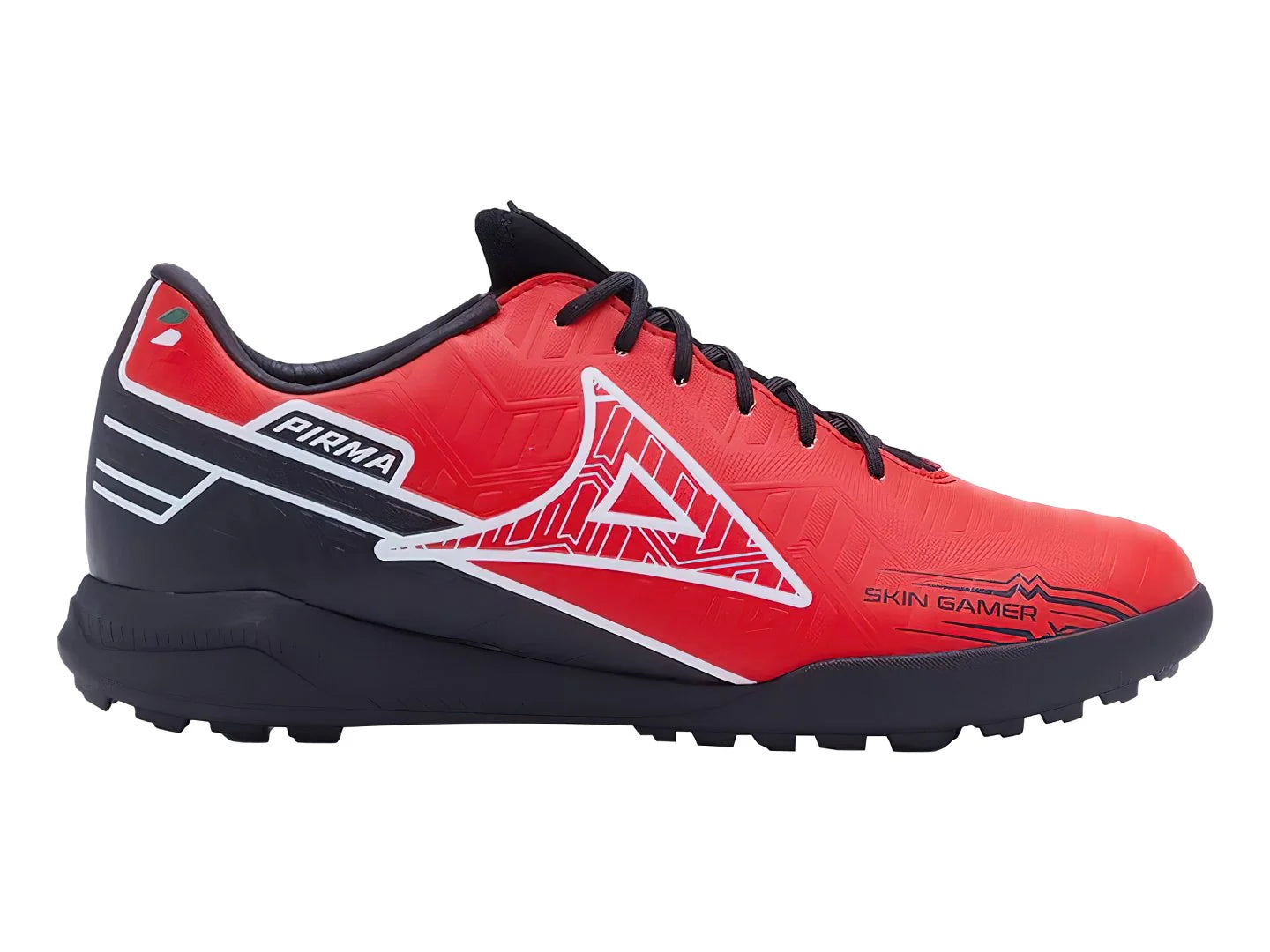 Tenis de Fútbol Pirma Brasil Negro y Rojo para Niño