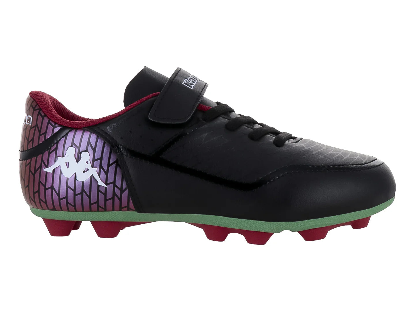Tenis de Fútbol Kappa Kombat Player Negro y Verde para Niño
