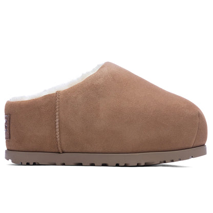 Womens Pumped Slide Chestnut