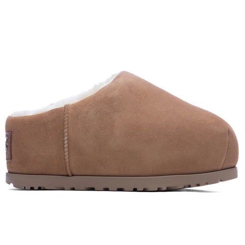 Womens Pumped Slide Chestnut