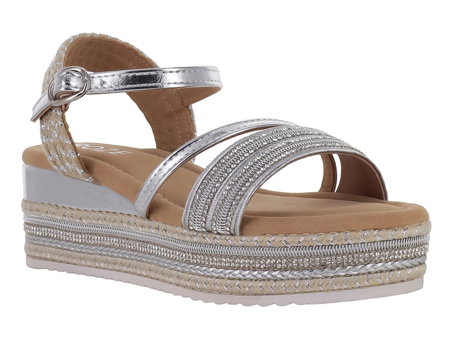 Sandalias ROZE Color Silver para Niña