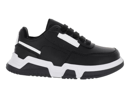 Tenis New Boys Negro con Blanco para Niño