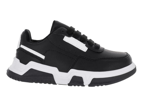 Tenis New Boys Negro con Blanco para Niño
