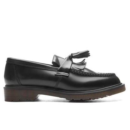 Adrian Smooth Leather Tassel Loafer Black