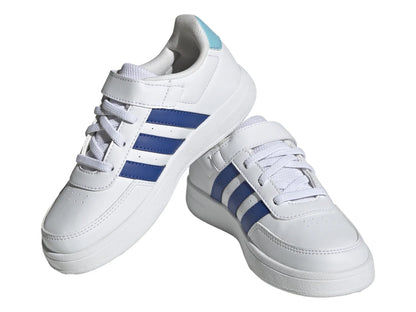 Tenis Adidas Breaknet 20 Blanco y Azul para Niña