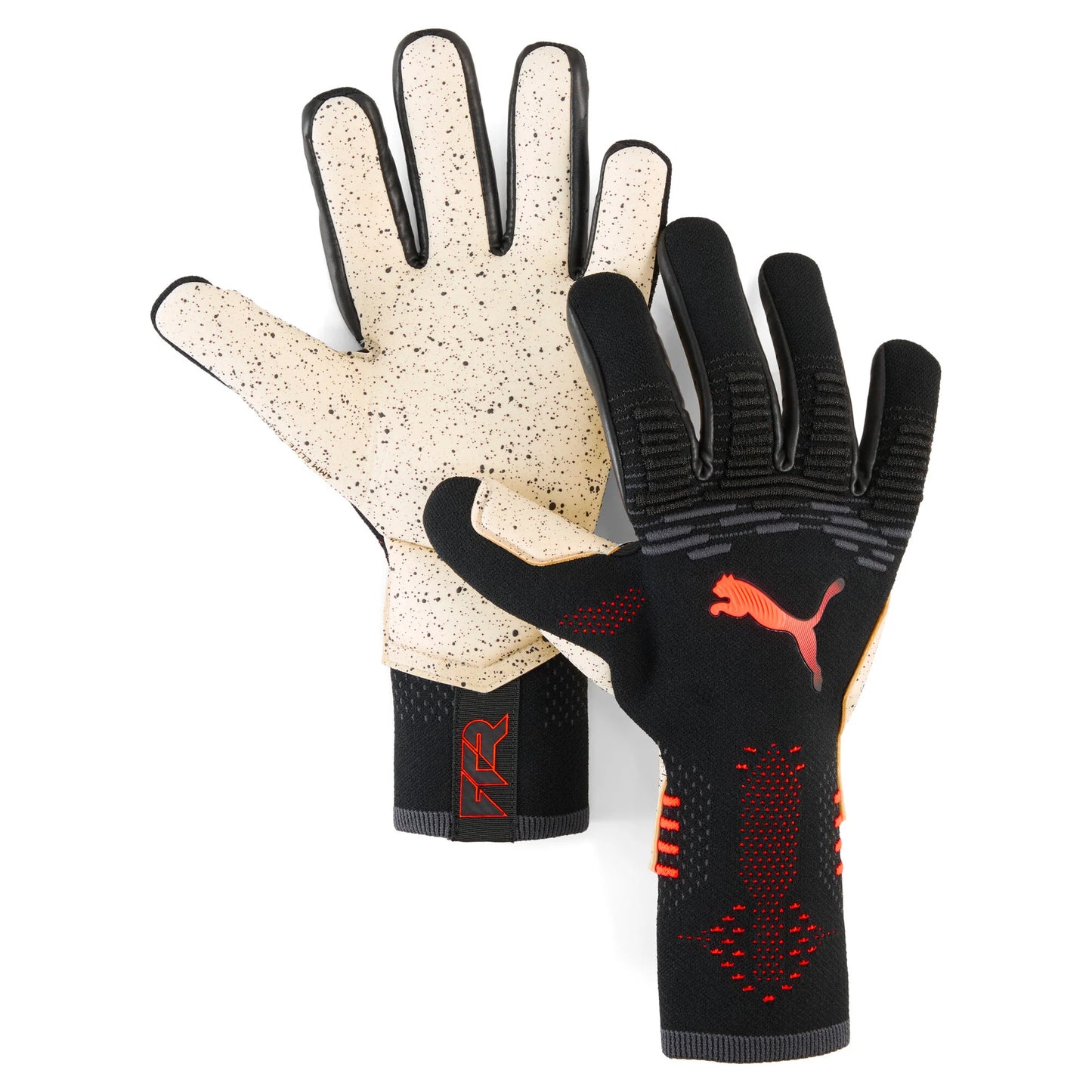 PUMA Future Ultimate NC Goalkeeper Soccer Gloves Black Red