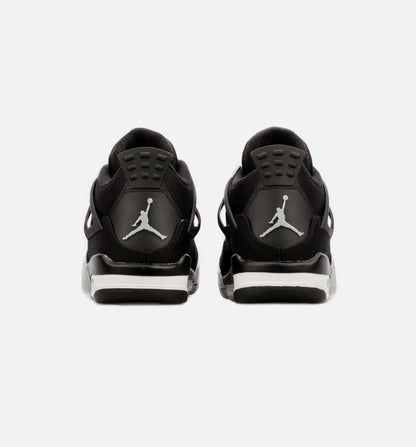 Air Jordan 4 Retro SE Grade School Lifestyle Shoe Black Grey Limit One Per Customer